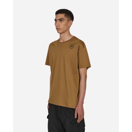 Brand New Printed T-Shirt Brown Available for Immediate Shipping