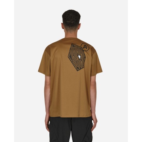 Brand New Printed T-Shirt Brown Available for Immediate Shipping