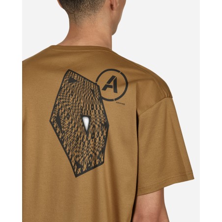 Brand New Printed T-Shirt Brown Available for Immediate Shipping