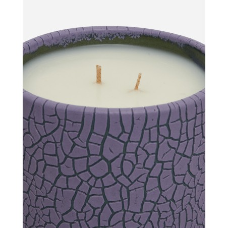 Brand New Crackle Candle By Seth Purple Ready for Shipment