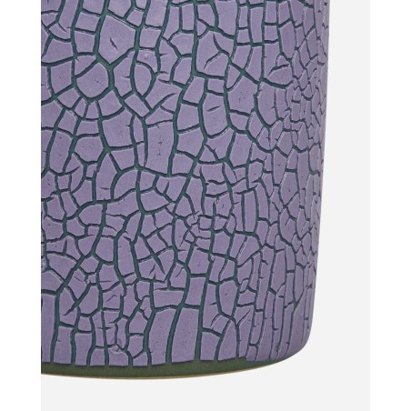 Brand New Crackle Candle By Seth Purple Ready for Shipment