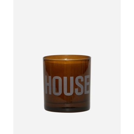 Brand New Glass Candle Brown Limited Stock