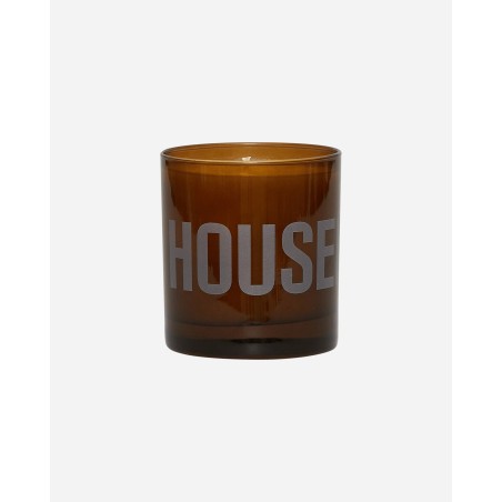 Brand New Glass Candle Brown Limited Stock