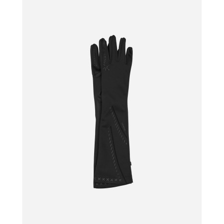 Brand New Graphic Long Gloves Black New Release