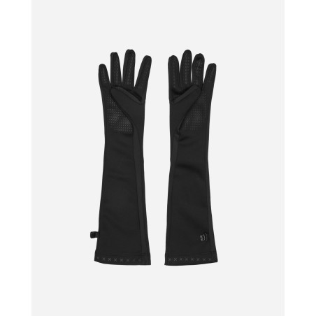 Brand New Graphic Long Gloves Black New Release