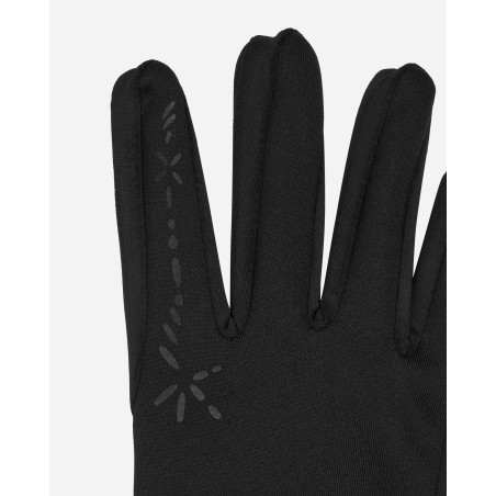 Brand New Graphic Long Gloves Black New Release