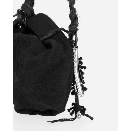 Brand New Tassel Charm Mini Bag Black Immediate Availability