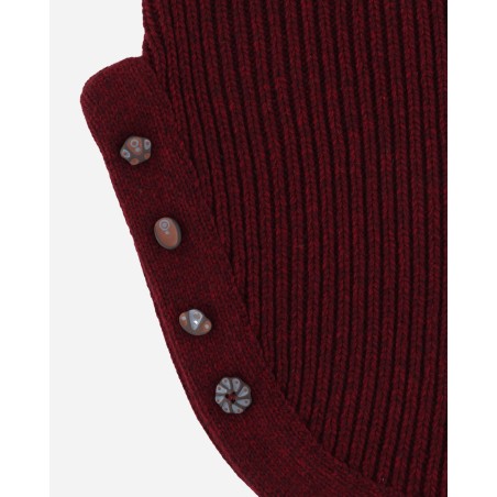 Brand New Wool Snood Burgundy Available Now