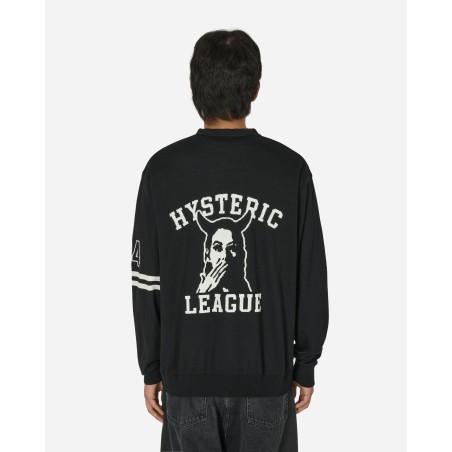 Brand New Hysteric League Cardigan Black On Hand Now