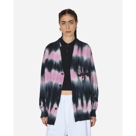 Brand New Bad As Mama Tie-Dye Cardigan Black