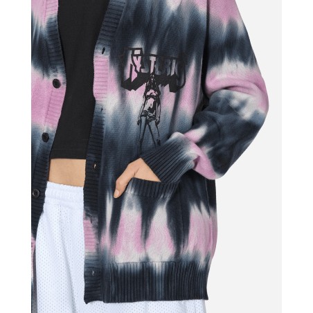 Brand New Bad As Mama Tie-Dye Cardigan Black