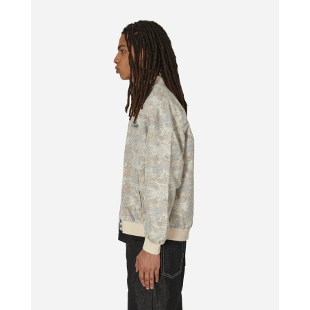 Brand New Hazy Jacquard Bomber Jacket Beige New Stock