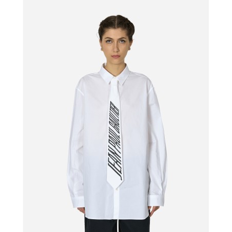 Brand New Tie Longsleeve Shirt White Available for Immediate Shipping