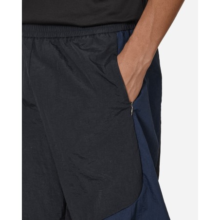 Brand New Nylon Shorts Black / Dark Blue On Hand Now