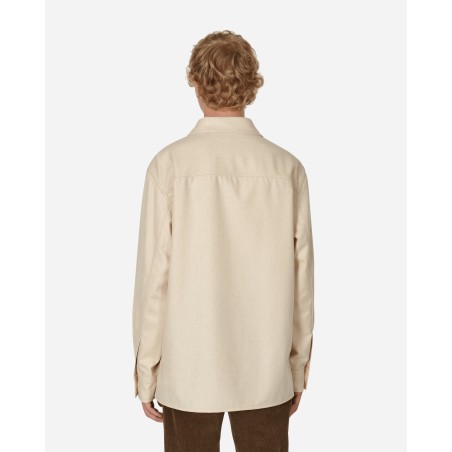 Brand New Wool Overshirt Beige Just In