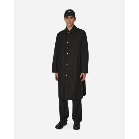 Brand New Water-Repellent Cotton Coat Black Available for Immediate Shipping