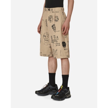 Brand New Jean-Michel Basquiat Chino Shorts Beige