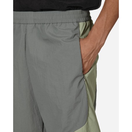 Brand New Nylon Shorts Grey / Green Fresh Release