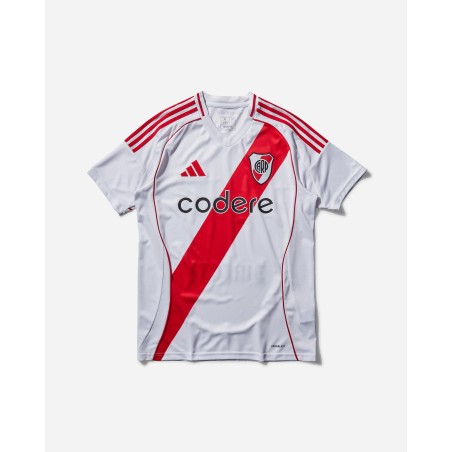 Brand New Men's River Plate 24/25 Home Jersey White / Better Scarlet