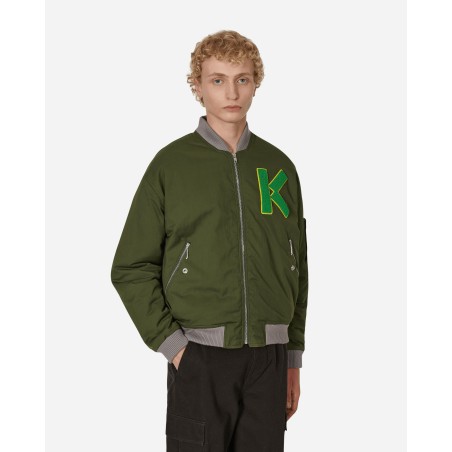 Brand New Varsity Bomber Jacket Green Just Launched