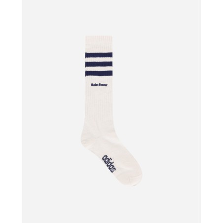 Brand New Wales Bonner Socks Wonder White / Collegiate Navy New Stock