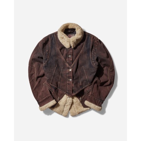 Brand New Women's Levi's Faun Dual Jacket Brown Ready for Shipment