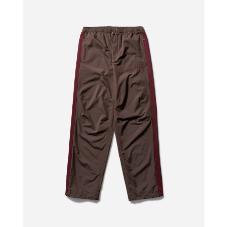 Brand New Men's Wales Bonner Nylon Track Pants Night Brown On Hand Now