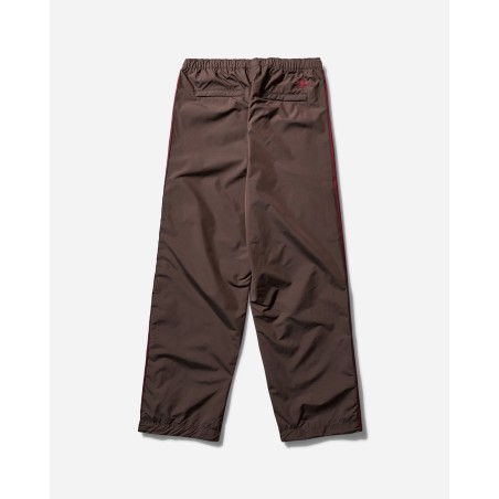 Brand New Men's Wales Bonner Nylon Track Pants Night Brown On Hand Now