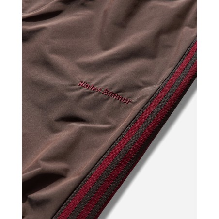 Brand New Men's Wales Bonner Nylon Track Pants Night Brown On Hand Now