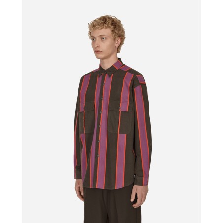 Brand New Skateboarding Stripe Longsleeve Shirt Purple Limited Stock