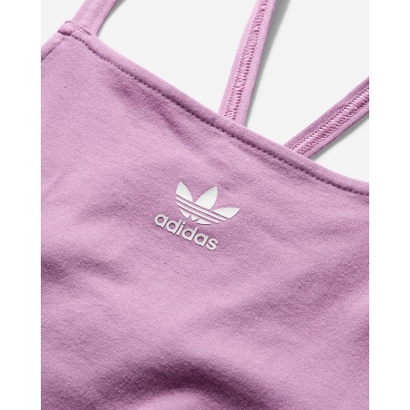 Brand New Women's Adicolor 3-Stripes Crop Top Preloved Purple New Collection