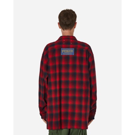 Brand New Pendleton Oversized Shirt Red Fresh Release