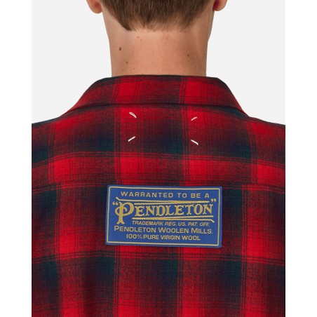 Brand New Pendleton Oversized Shirt Red Fresh Release