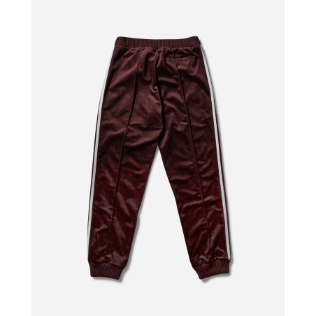 Brand New Women's Premium Brushed Velvet Track Pants Shadow Brown