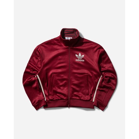 Brand New Women's Wales Bonner Track Top Collegiate Burgundy Limited Stock