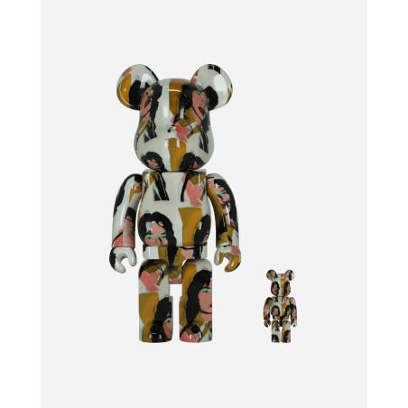 Brand New 100%+400% Andy Warhold Mick Jagger Multicolor Be@rbrick Multicolor Immediate Availability