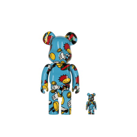 Brand New 100% + 400% Grafflex Be@rbrick Multicolor Hot New Item