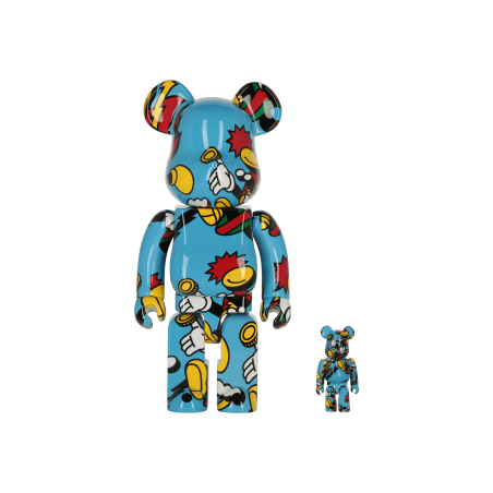 Brand New 100% + 400% Grafflex Be@rbrick Multicolor Hot New Item