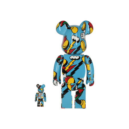 Brand New 100% + 400% Grafflex Be@rbrick Multicolor Hot New Item