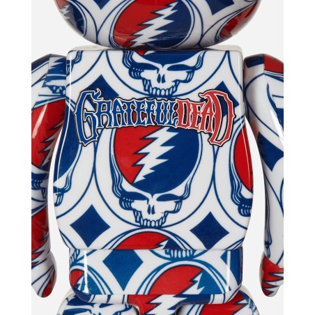 Brand New 100%+400% Grateful Dead - Steal Your Face Be@rbrick Multicolor New Collection