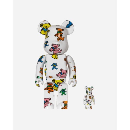 Brand New 100%+400% Greateful Dead - Dancing Bear Be@rbrick Multicolor New Stock