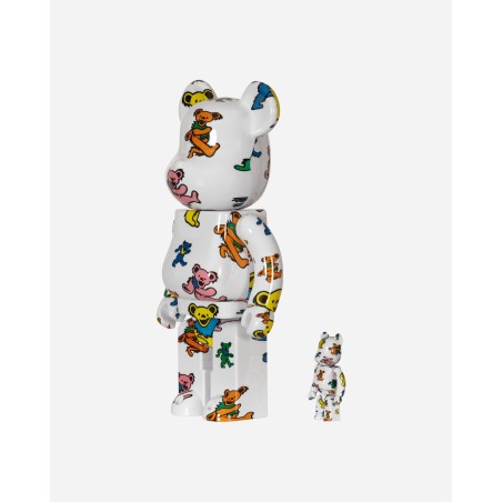 Brand New 100%+400% Greateful Dead - Dancing Bear Be@rbrick Multicolor New Stock