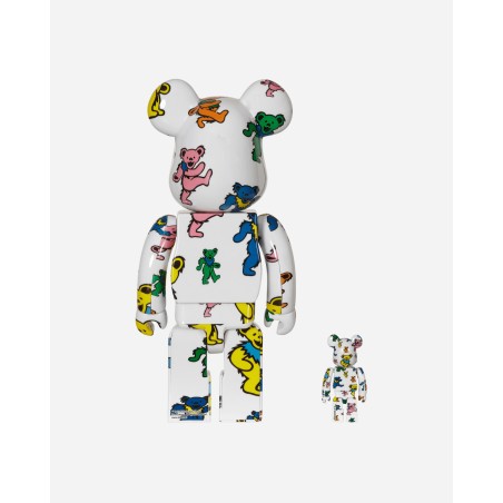 Brand New 100%+400% Greateful Dead - Dancing Bear Be@rbrick Multicolor New Stock