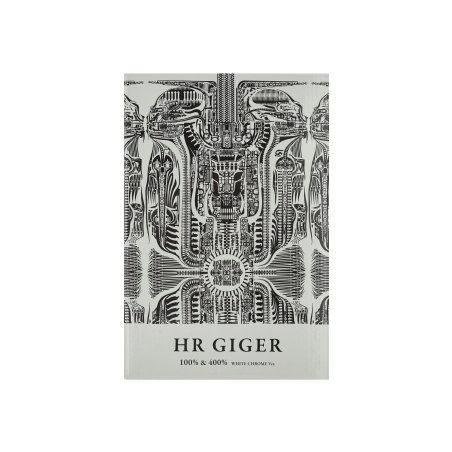 Brand New 100% + 400% H.R. Giger Chrome Version Be@rbrick White Just In