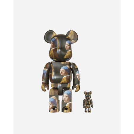 Brand New 100% + 400% Johanned Vermeer Be@rbrick Multicolor In Stock