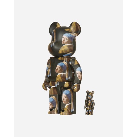 Brand New 100% + 400% Johanned Vermeer Be@rbrick Multicolor In Stock