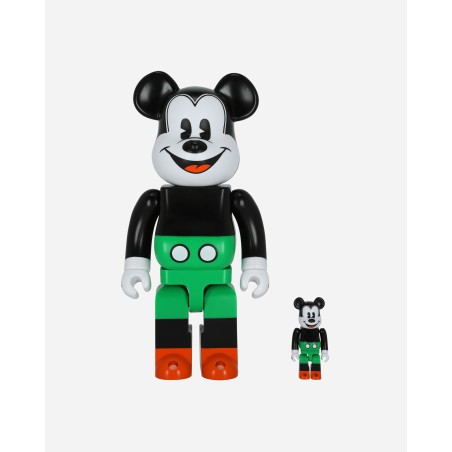 Brand New 100% + 400% Mickey Mouse 1930's Poster Be@rbrick Multicolor Ready for Shipment