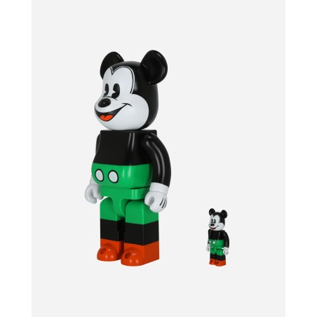 Brand New 100% + 400% Mickey Mouse 1930's Poster Be@rbrick Multicolor Ready for Shipment