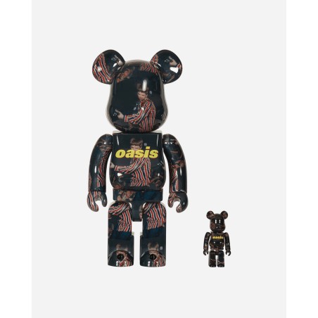 Brand New 100%+400% Oasis Knebworth 1996 - Noel Gallagher Be@rbrick Multicolor Limited Stock