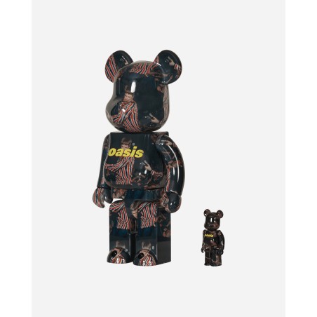 Brand New 100%+400% Oasis Knebworth 1996 - Noel Gallagher Be@rbrick Multicolor Limited Stock